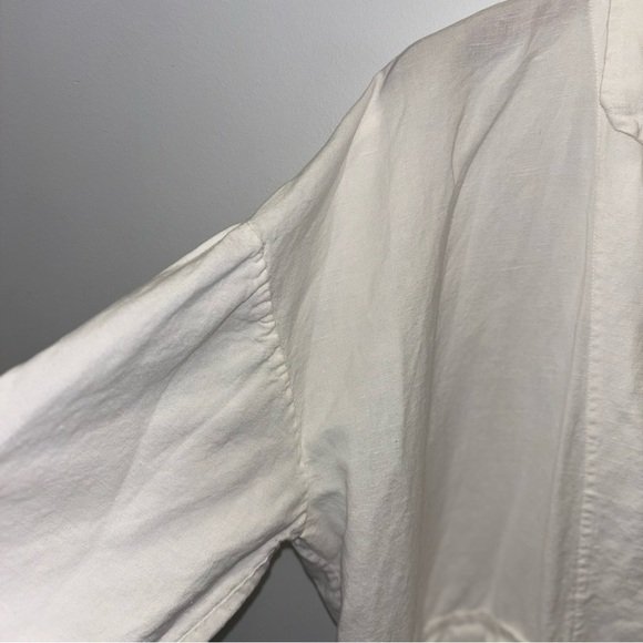 Back Beat Rag Linen Blazer Jacket - Picture 3 of 8